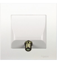 1GANG CABLE TV "F" CONNECTOR, WE